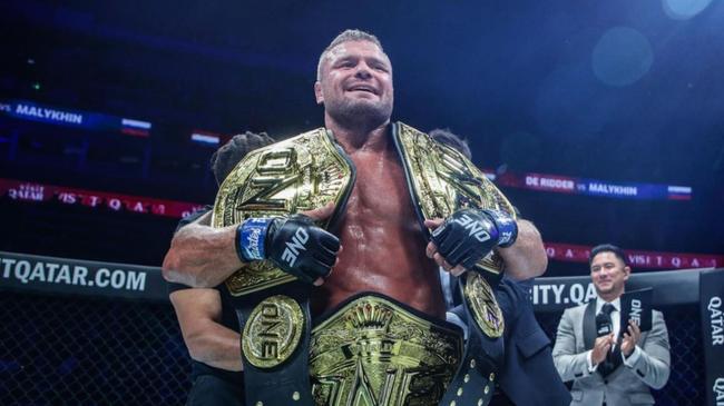 Anatoly Malykhin after winning his third title.