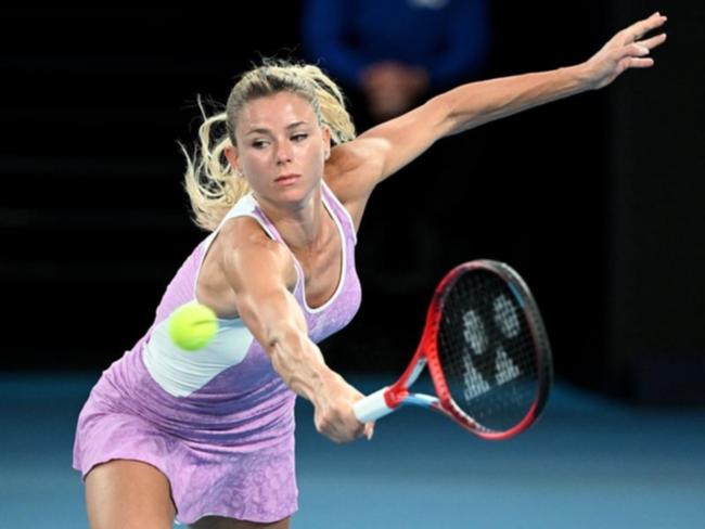 Italy's Camila Giorgi.