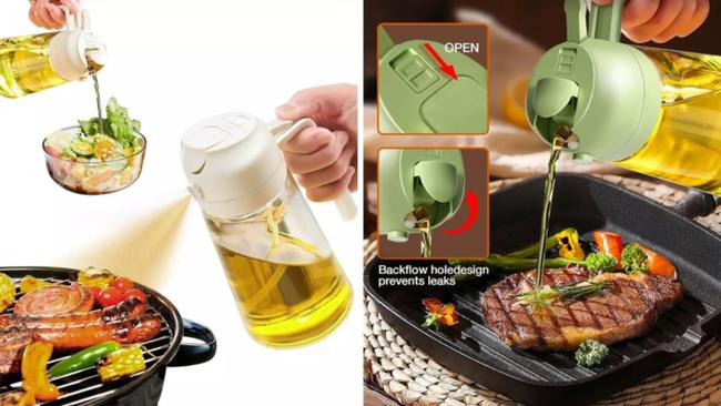 The ultimate oil sprayer and pourer.