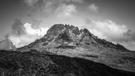 Mawenzi Peak captured from Barafu Camp, sitting at over 5000m above sea level. Mawenzi towers above the alpine desert plains.