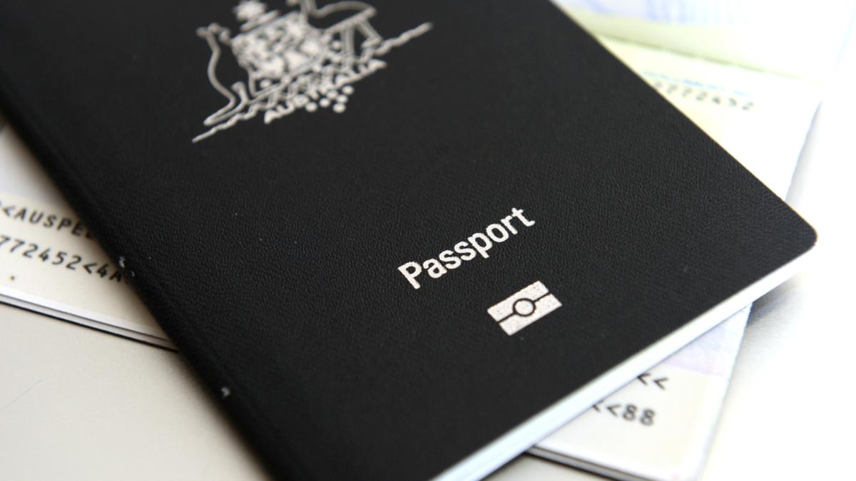 An Australian passport.