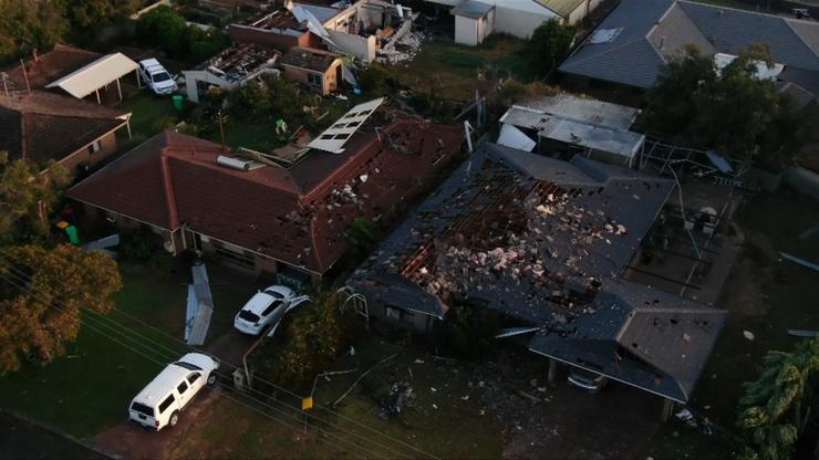 Asbestos fears remain as the cleanup from Friday’s tornado continues.