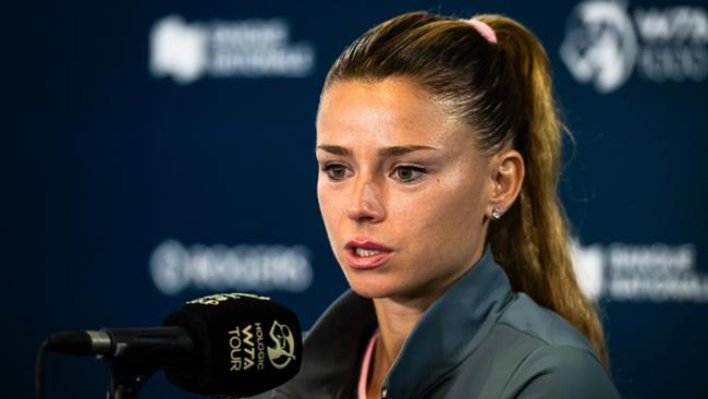 Camila Giorgi has retired from tennis under a cloud.