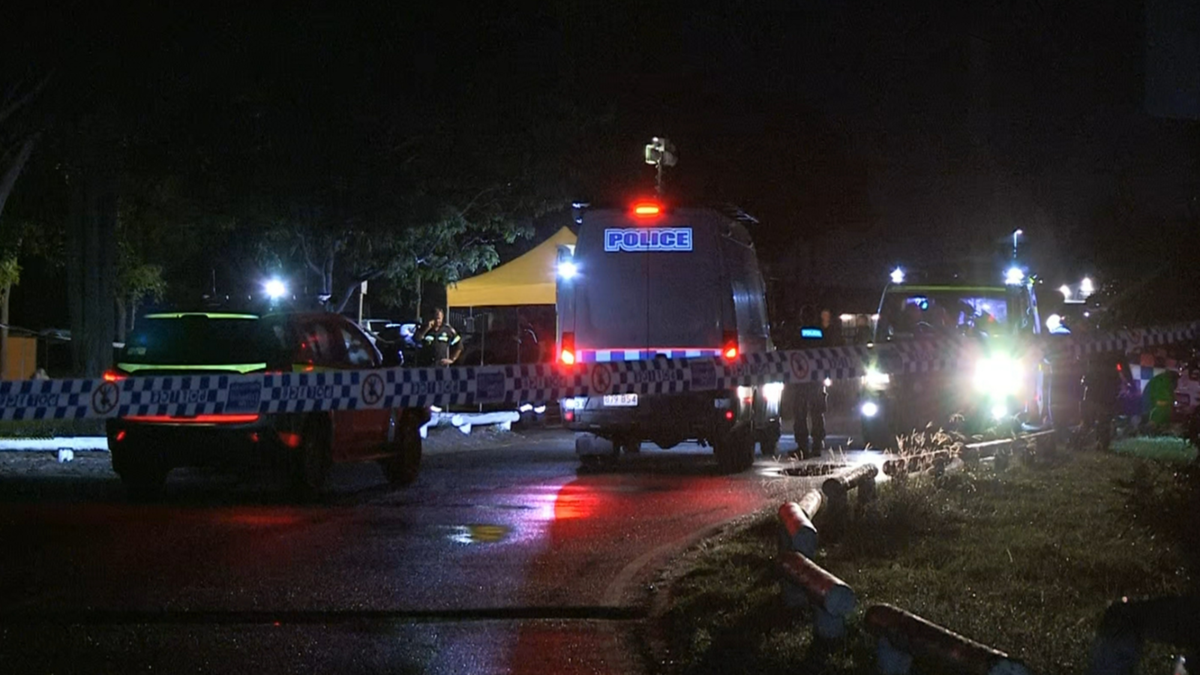 A man has been found stabbed to death in a park in Brisbane’s south.