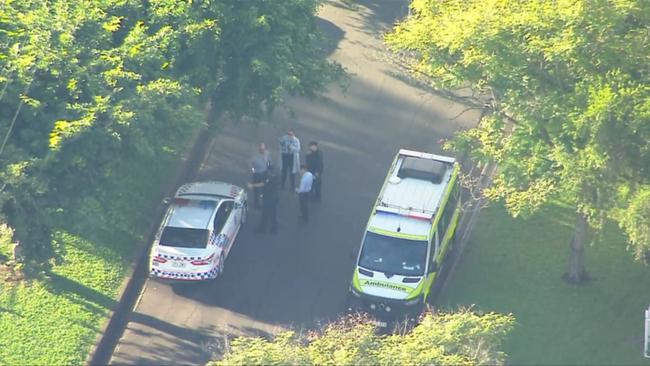 Two men were treated for stab wounds in Acacia Ridge.