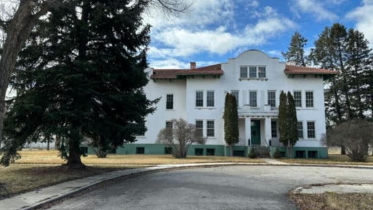 The Old Post Hospital in Fort Missoula, Montana, was built in 1911. 